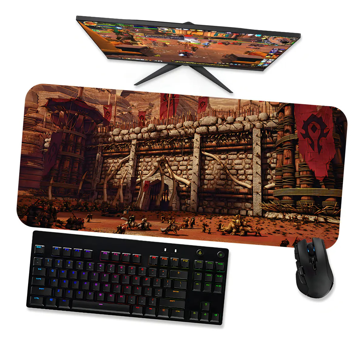 Mousepad Gamer Grande 90x40 - Wow Orgrimmar 1