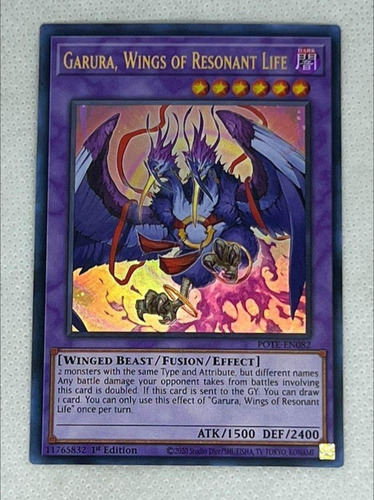 Garura Wings Of Resonant Life Ultra Yugioh