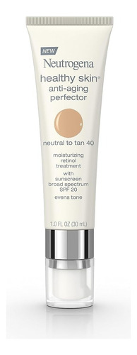 Base de maquillaje líquida Neutrogena Healthy Skin serum Base tono 40 neutral to tan - 28mL 28g