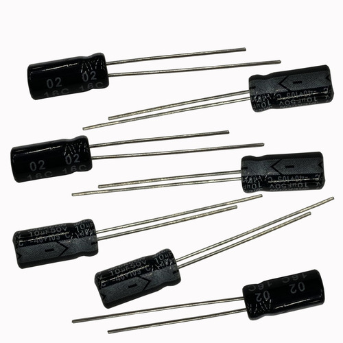 Electrolítico 10uf X 400 Volt 105° 10x12 - Pack X 50pcs