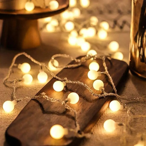 6m 30led, Luces De Decoración Navideñas Usb Luces Esféricas