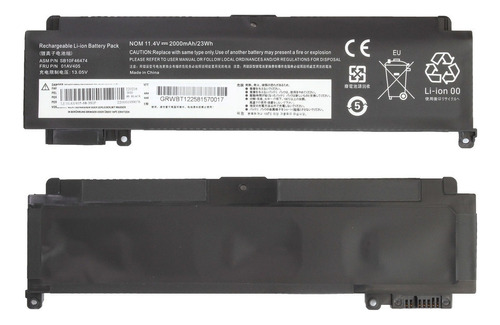 Bateria Compatible Con Lenovo Thinkpad T470s Tipoa Litio A