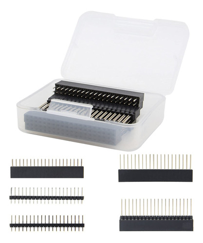 Geekworm Kit De Cabezal Hembra Apilable De 40 Pines De 2 X .