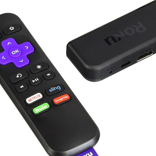 Imagen 1 de 9 de Roku Express 3930 Estándar Full Hd 32mb Negro Ram De 512mb