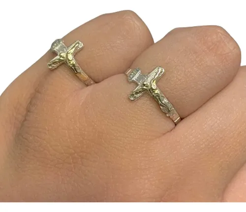 Anillo con cruz plata new arrivals