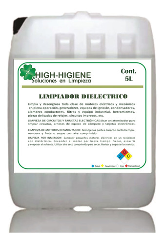 Limpiador Dieléctrico (cont. 5 L)
