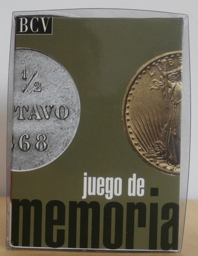 Imagen 2 de 5 de Juego De Memorias Del Bcv Nuevo,fichas,monedas Ensayos