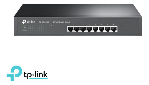 Switch De Escritorio Tp Link Tl-sg1008 8 Puertos Gigabit