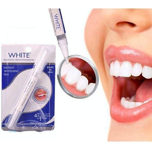 Lapiz Con Gel Blanqueador Dientes  Instantaneo White Pen