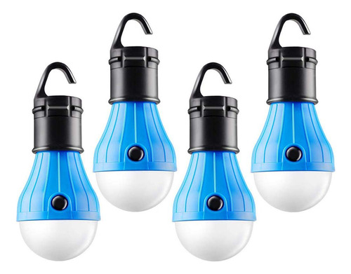 Linterna Led Para Camping 4 Unidad Portatil Al Aire Libre