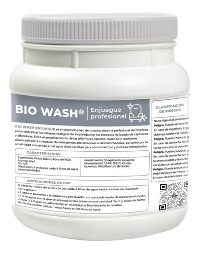 Bio Wash Enjuague - Magno Clean - 1.5 Kg