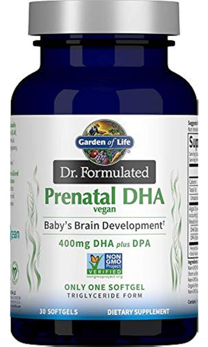 Garden Of Life Dr. Formulated Prenatal Vegan Dha - Suplement