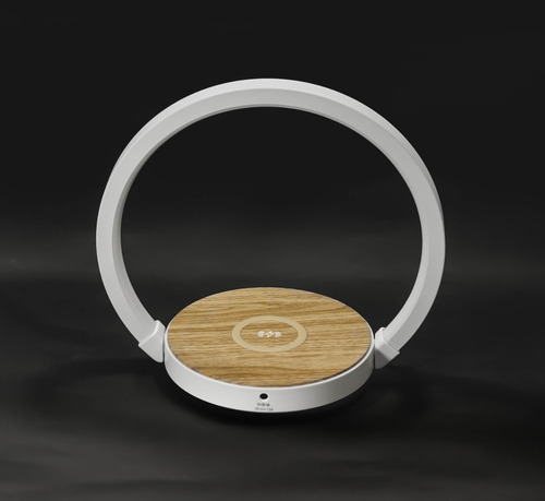 Velador Moderno Con Cargador Inalámbrico Touch Dimmer Nfc