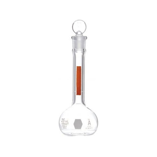 Matraz Volumétrico Pyrex 25ml, Vidrio Borosilicato