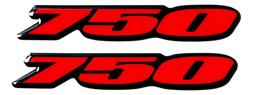 Emblema Adesivo Resinado Rabeta Compatível Suzuki 750 Re8