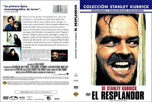 El Resplandor  - Jack Nicholson - Stanly Kubrick - Dvd