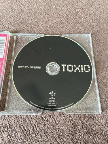 Cd Single Britney Spears Toxic Europeu (Usado)