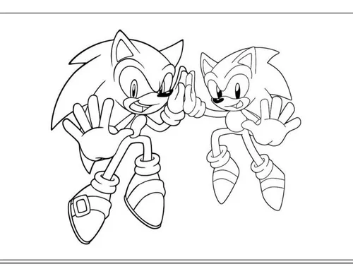 Desenhos do Sonic para imprimir colorir e pintar - Desenhos para pintar e  colorir