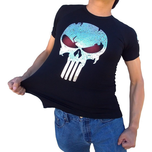 Playera Punisher Silver