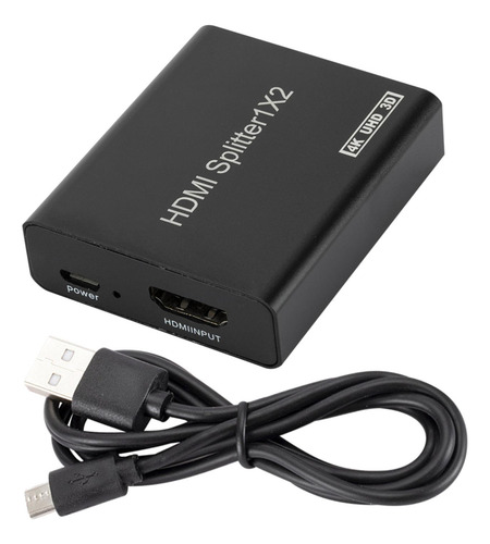 4k Splitter Switch 1x2 3d Uhd Switcher Compatible Con