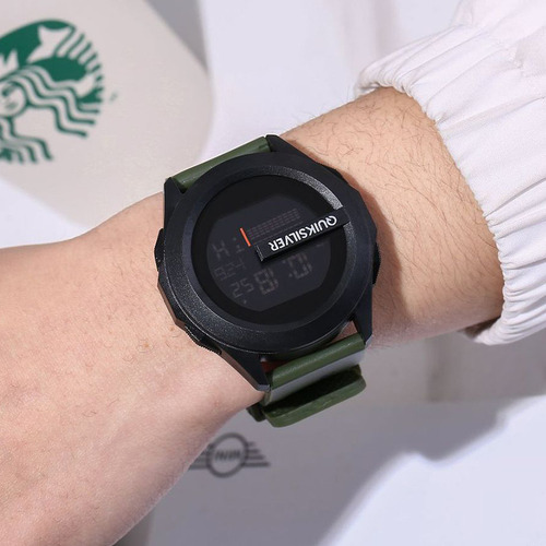 Reloj Pulsera Qiksilver Deportivo Digital Resistente Al Agua