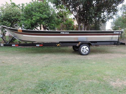 Barco De Alumínio Bico Fino De 6 Metros Esporte E Recreio
