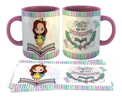 Caneca Personalizada Dia Dos Professores | Vários Modelos