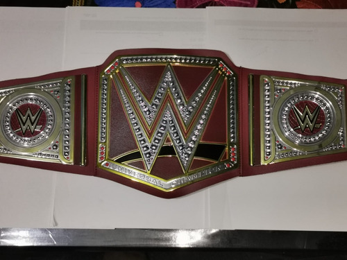 Imagen 1 de 1 de Cinturon De Luchador Wwe Rojo Original Para Niño