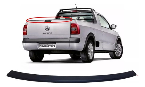 Moldura Superior Tapa Trasera Volkswagen Saveiro G5 Y G6