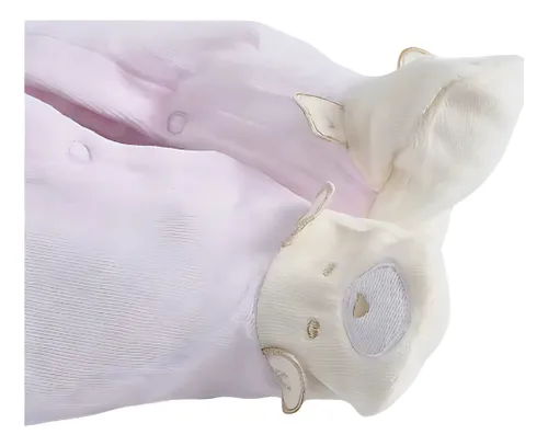 Enteritos En Plush Enterizo Bebe Con Pie Pijama