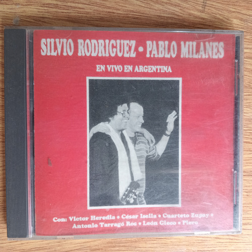 Cd Silvio Rodriguez Pablo Milanes En Vivo En Argentina 