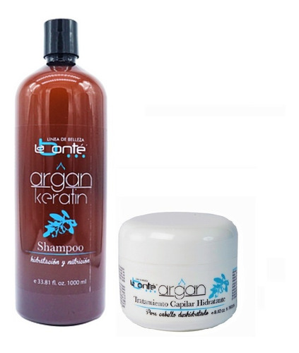 Kit Shampoo Labonté Argán 1lt + Mascarilla Hidratante  250ml