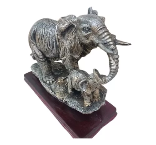 Escultura de Elefante « Viva la Vida » - Símbolo de alegría en Familia y  Equipo - Elefante Decorativo Hecho a Mano en Resina - Estatua de Elefante 38  cm : .es: Hogar y cocina