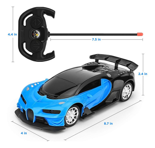 Carro De Control Remoto, Coche Control Remoto Con 3d Luz,
