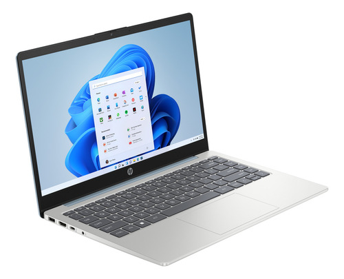 Imagen 2 de 4 de Notebook HP 14-em0001la azul 14", AMD Ryzen 3 7320U 8GB de RAM 256GB SSD, AMD Radeon 610M 1920x1080px Windows 11 Home