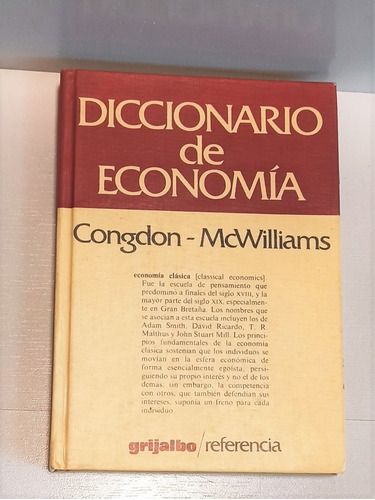 Diccionario De Economía - Congdon / Mcwilliams