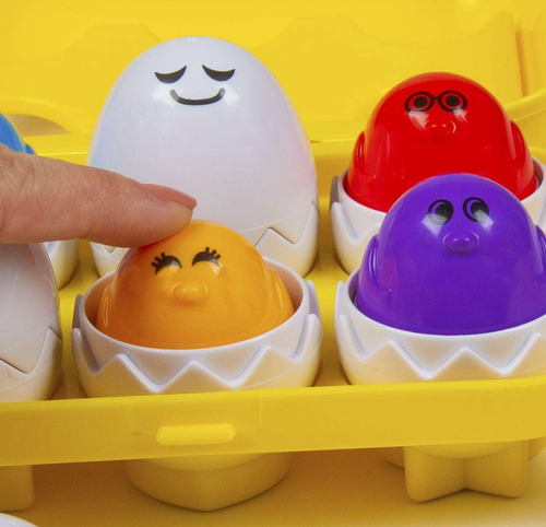 Kidoozie Peek N Peep Eggs - Juguete De Clasificación Y Apila