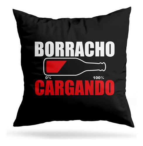 Cojin Deco Borracho Cargando (d1095 Boleto.store)