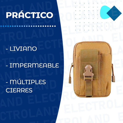 Bolso Canguro Táctico Cinturón Molle Celular Pouch Cintura