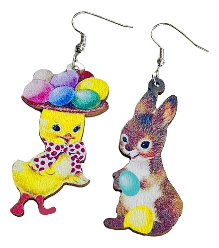 Pendientes De Pascua Para Mujeres Y Niñas, Joyería Pollito