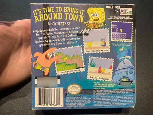 Spongebob Squarepants: Legend Of The Lost Spatula Gbc #3 (Usado)