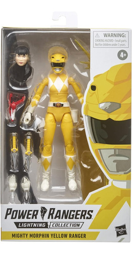 Mighty Morphin Yellow Ranger Power Rangers Lighyning Collect