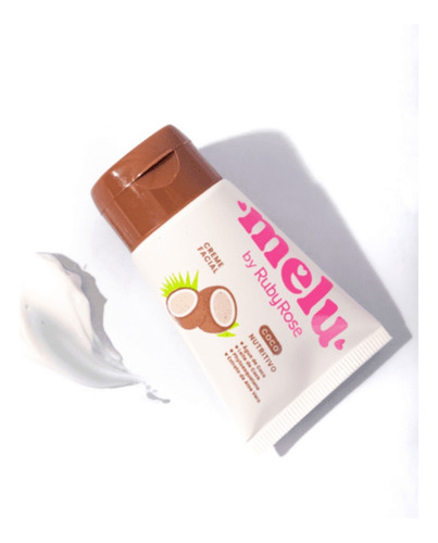 Creme Facial Nutritivo Coco 80g Rr5603 Melu Ruby Rose