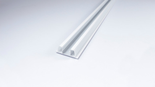 Perfil De Sobrepor Luz Indireta Para Fita De Led 2m 50x10 Cor da luz Perfil Branco