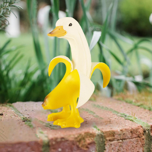 Estatuilla De Estatua De De Plátano Amarillo Amarillo