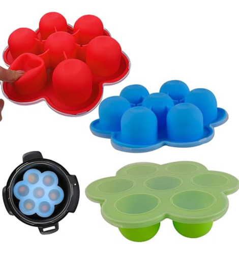 Molde De Silicona Grande Para Picaduras De Huevo Con 7 Orifi