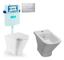 Comprar Combo Sanitarios Roca Gap Bidet Deposito Embutir Slendra 3c