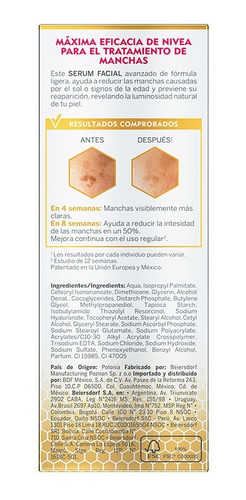 Imagen 3 de 9 de Nivea Fluido Anti-manchas Día Fps50 Luminous630 40ml