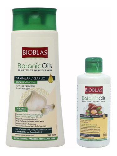 Bioblas Champú De Ajo Para Pérdida De Cabello Para Hombres Y