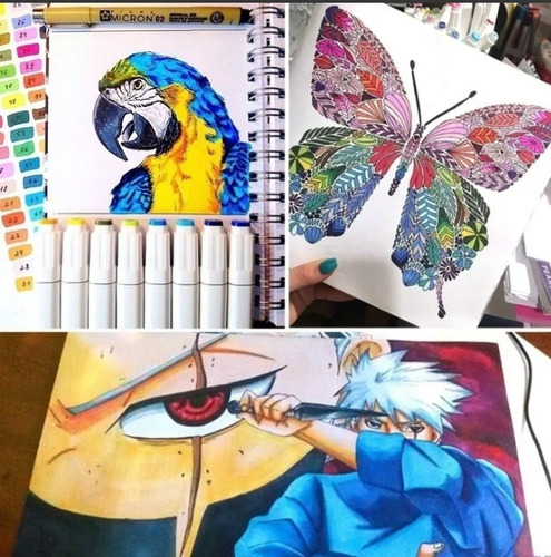 Imagen 6 de 7 de Rotuladores De Doble Cabeza Artista Copica Touch 40 Color